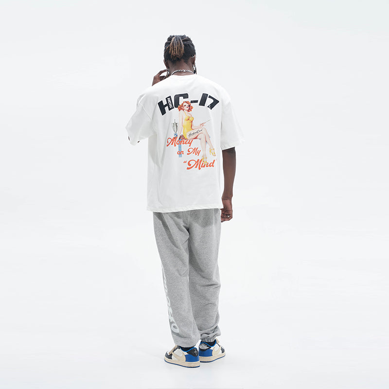 Smoking Woman Printed Tee