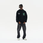 Goth Font Printed Hoodie