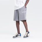 Casual Buttons Logo Shorts
