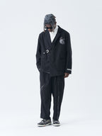 Layered PVC Suit Jacket
