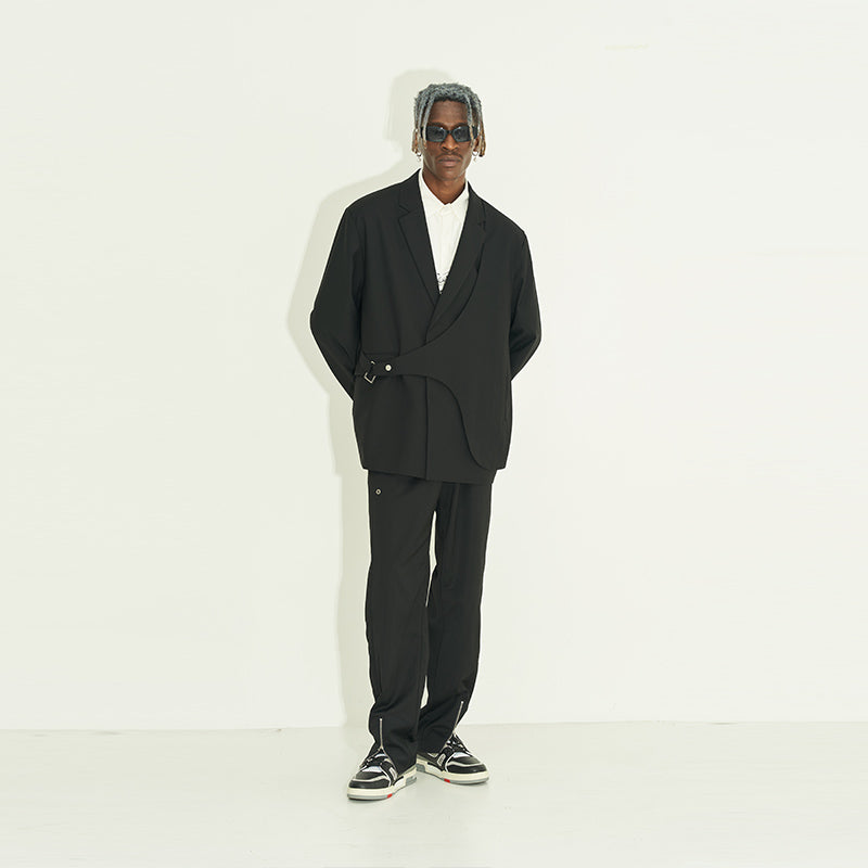 Deconstruction Layered Suit Jacket