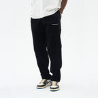 Micro Flared Zipper Corduroy Trousers