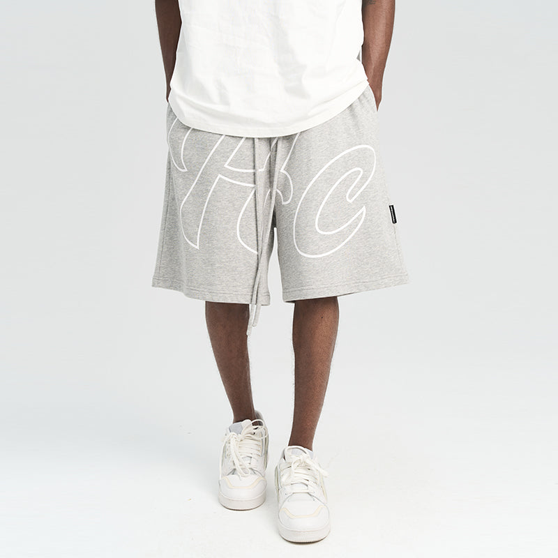 Handwritten Logo Printed Shorts