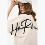 Handwritten Logo Round Neck Tee