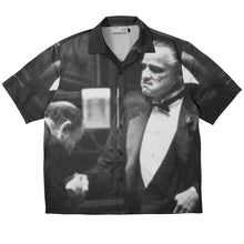 Load image into Gallery viewer, Mafia Print Cuban Shirt
