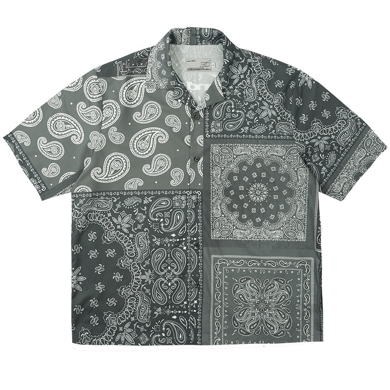 Cashew Pattern Cuban Shirt