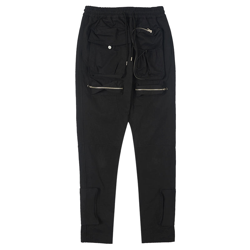 Front Pockets Military Trousers