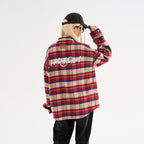 Flannel Logo Zipper Heavy Sweater