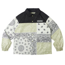 Load image into Gallery viewer, Paisley Stitched Coach Jacket
