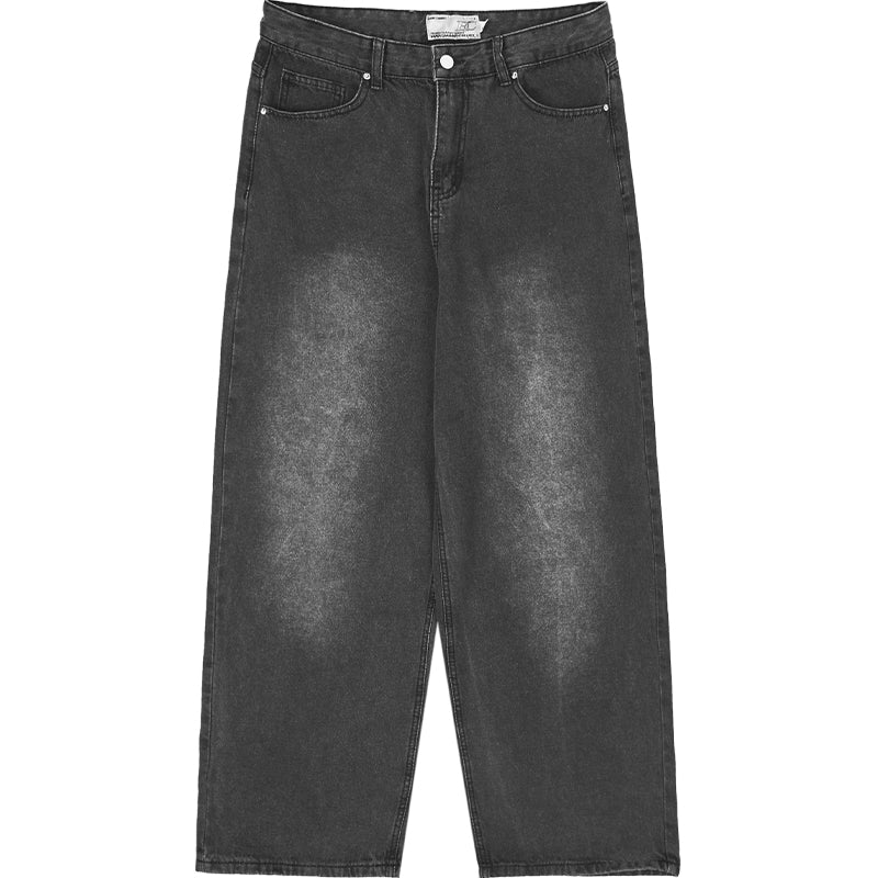 Washed Loose Casual Denim