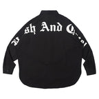 Gothic Logo Print L/S Shirt