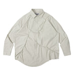 Twisted Pleated Loose Shirt