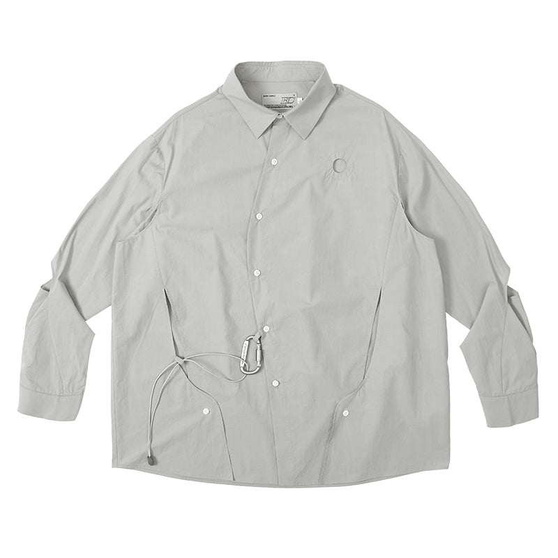 Asymmetrical Ripped L/S Shirt