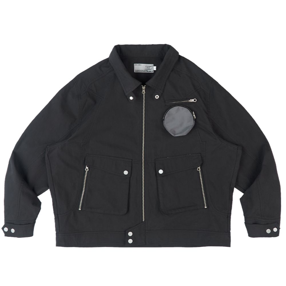 Zipper Detachable Pocket Moto Jacket – Harsh and Cruel