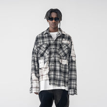 Load image into Gallery viewer, Deconstructed Plaid Flannel Shirt
