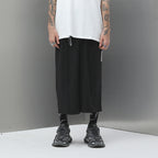 Loose Draped Logo Pants