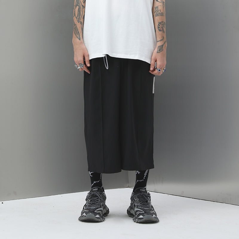 Loose Draped Logo Pants