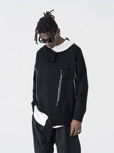Load image into Gallery viewer, Broken Asymmetrical Sweater
