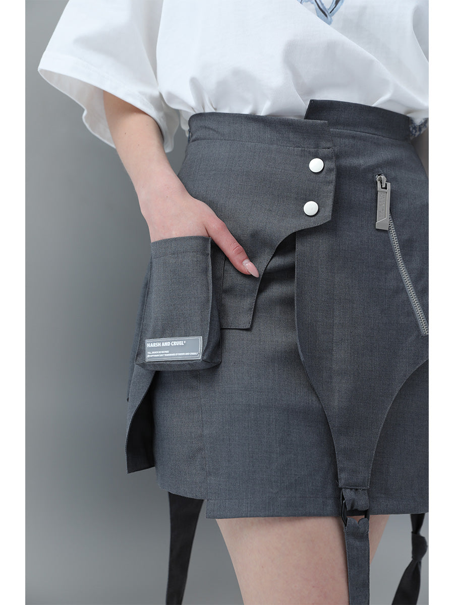 Layered High Waist Skirt