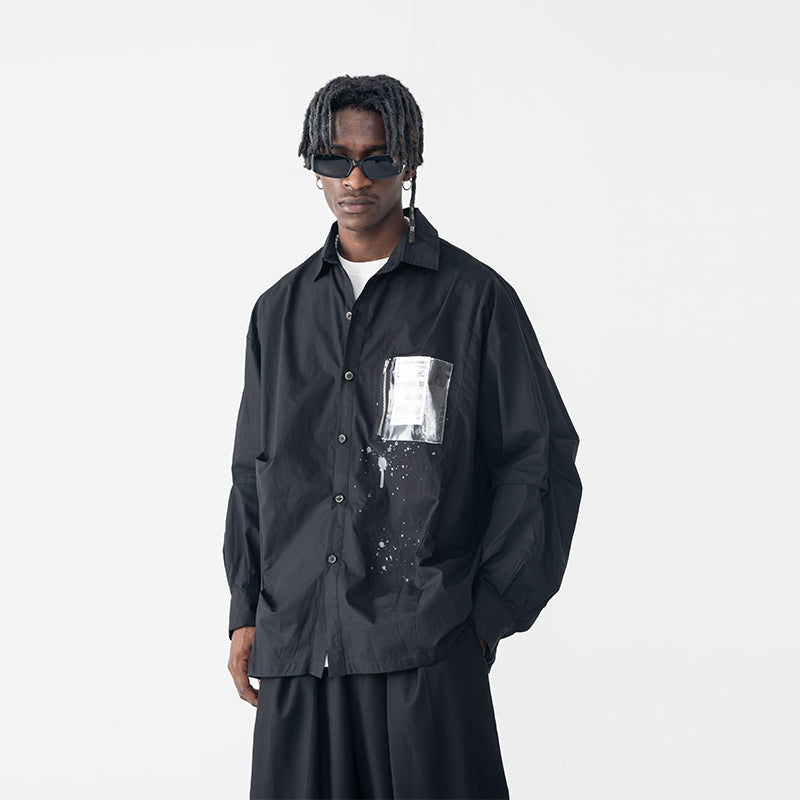 Ink PVC Pocket Long Sleeve Shirt