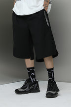 Asymmetrical Straight Shorts