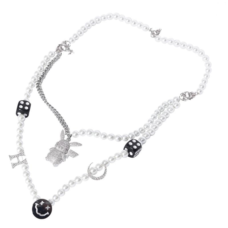 Silver Logo Pika Necklace