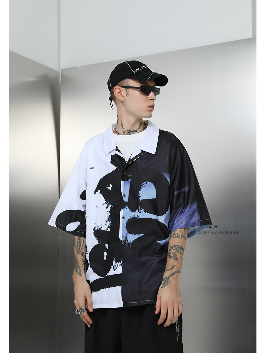 Modern Art Cuban Shirt