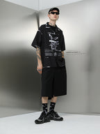 Asymmetrical Straight Shorts