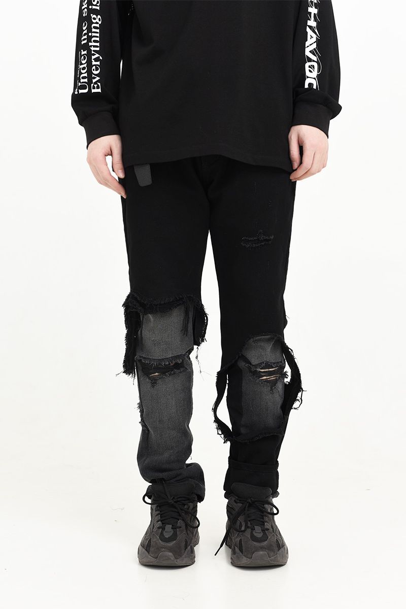 Deconstruction Washed Denim