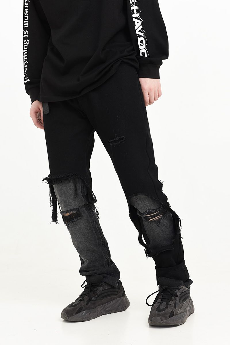 Deconstruction Washed Denim