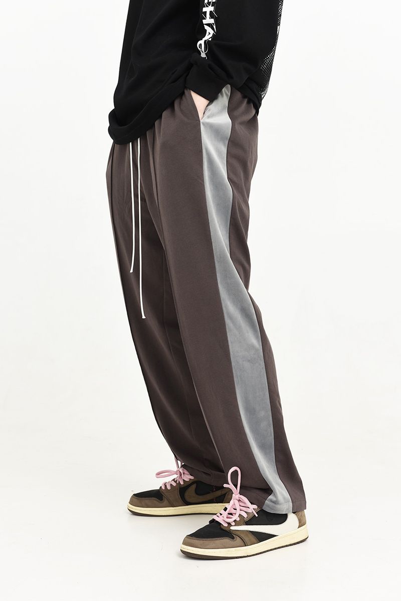 Track Straight Velvet Trousers