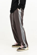 Track Straight Velvet Trousers