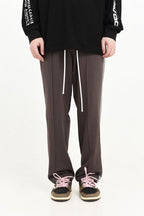 Track Straight Velvet Trousers