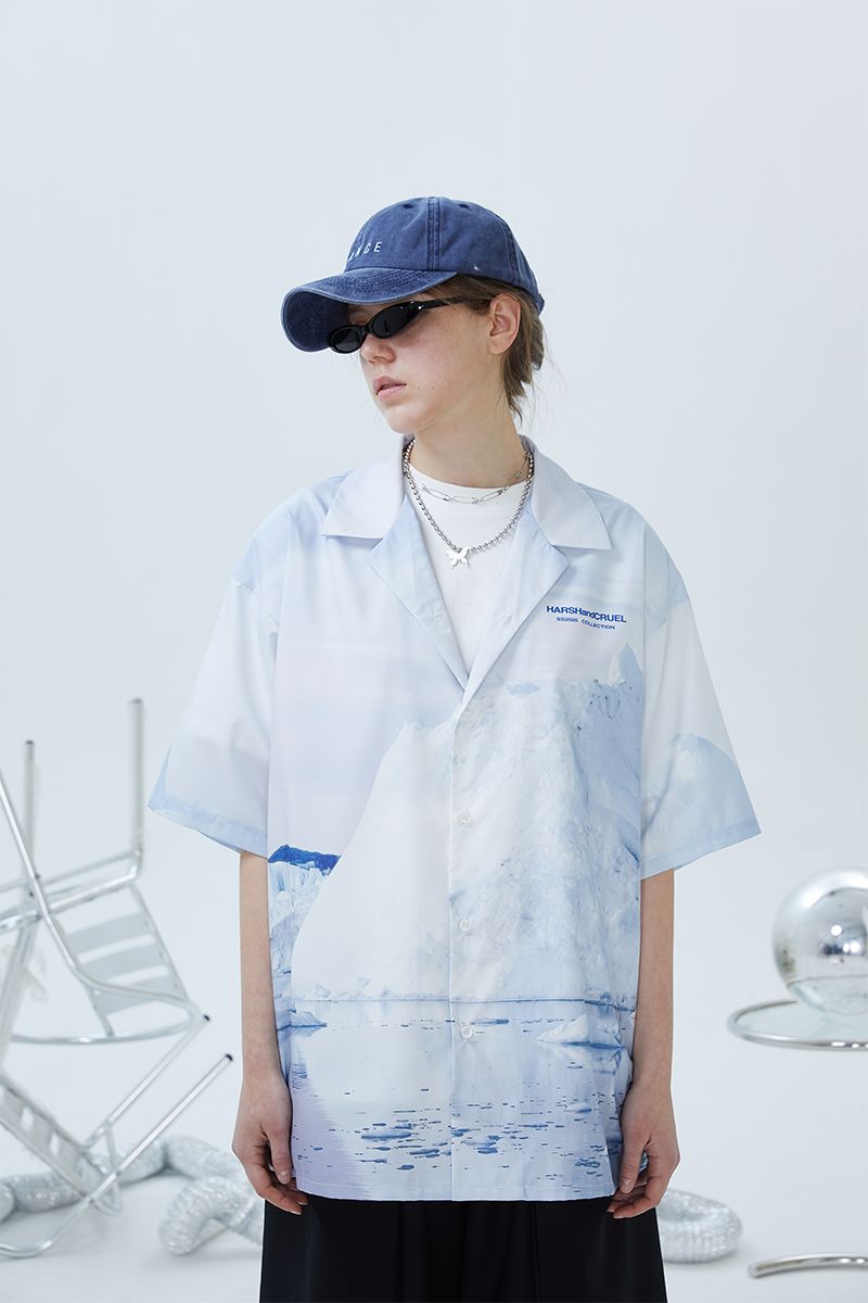 Antarctic Printed Cuban Shirt