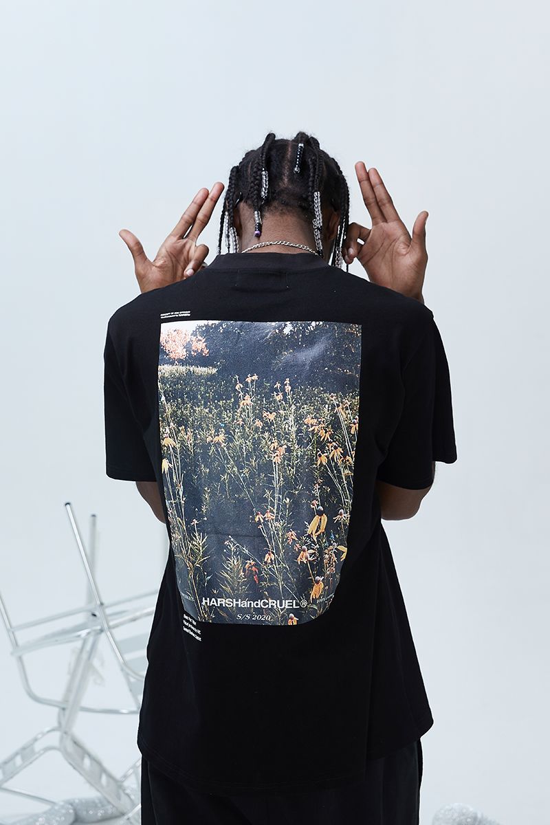 Retro Flowers Logo Tee