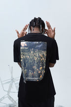 Retro Flowers Logo Tee