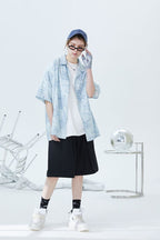 Large Pockets Loose Shorts