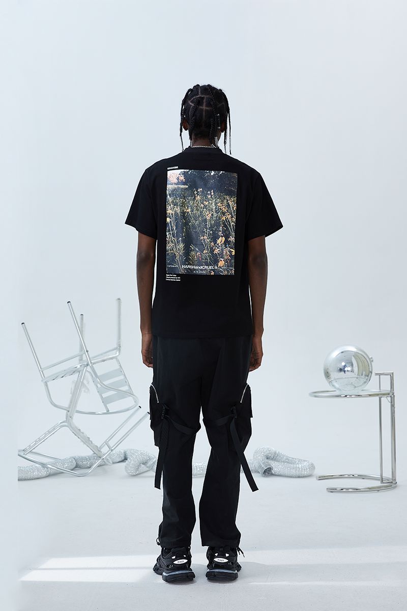 Retro Flowers Logo Tee