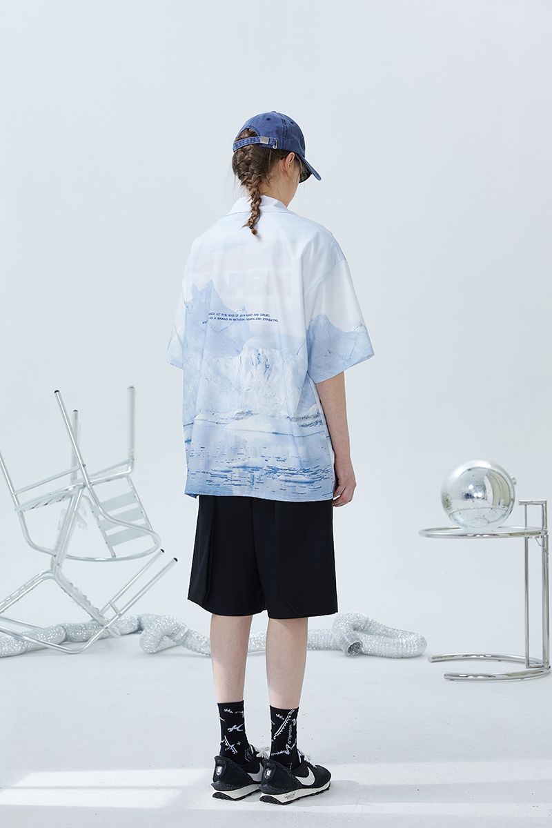 Antarctic Printed Cuban Shirt