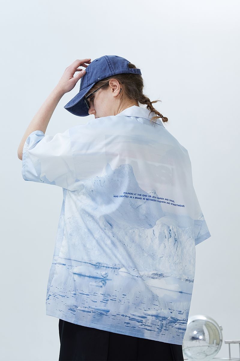Antarctic Printed Cuban Shirt