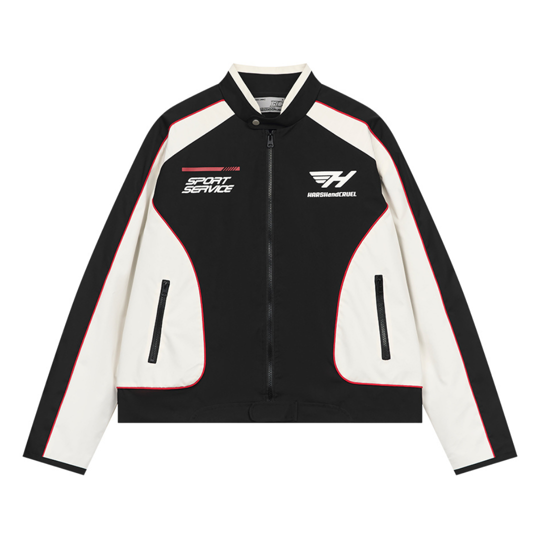 Racing Stitching Loose Jacket