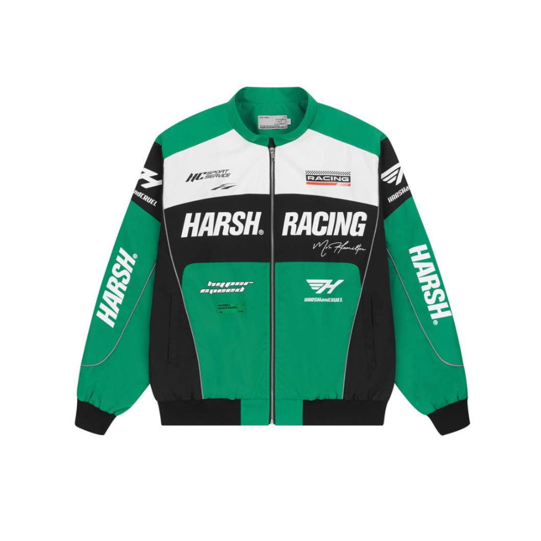 Retro Motorcycle Racing Logo Jacket