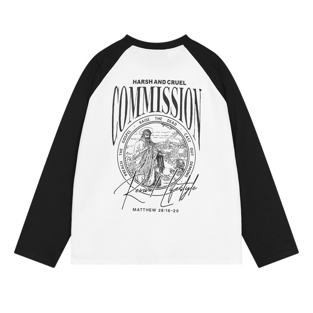 Commission Colorblock Raglan L/S Tee