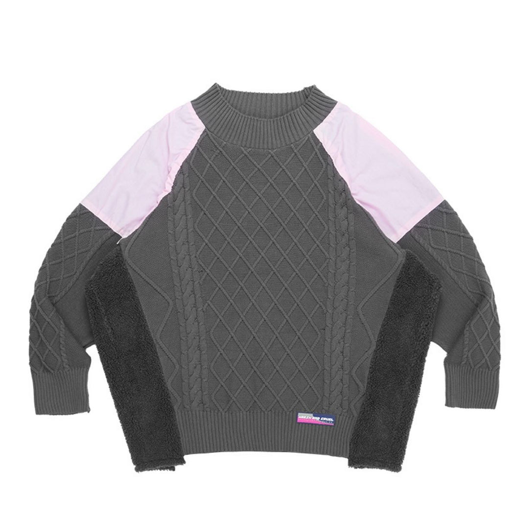 Stitched Retro Sweater