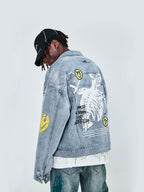 Graffiti Denim Jacket