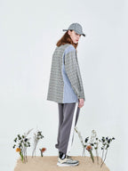 Plaid Reflective Long Sleeve Shirt
