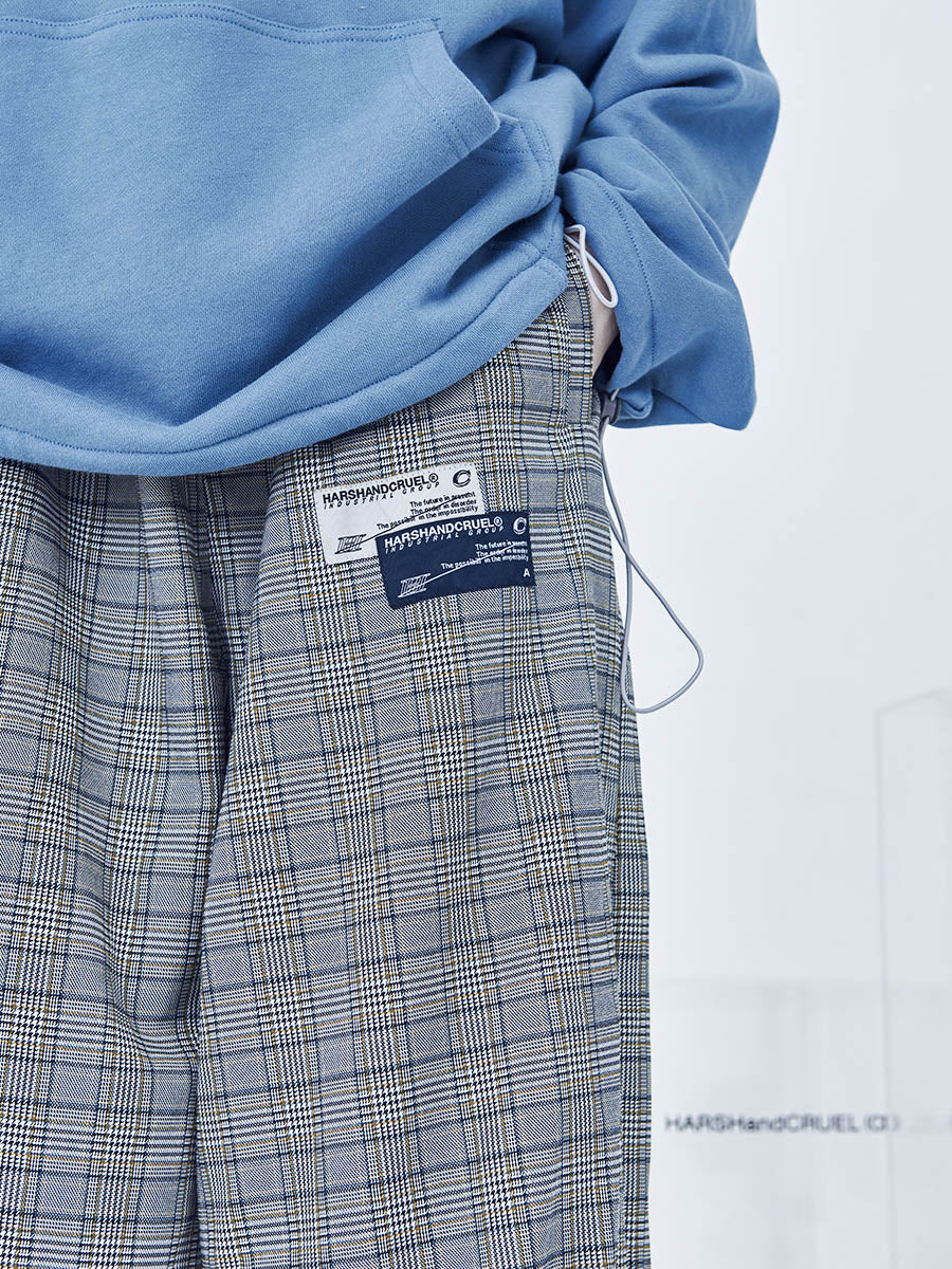 Adjustable Plaid Pants