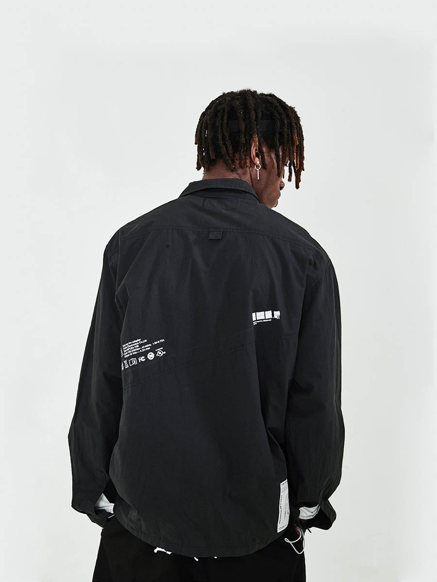 Irregular Cut Long Sleeve Shirt