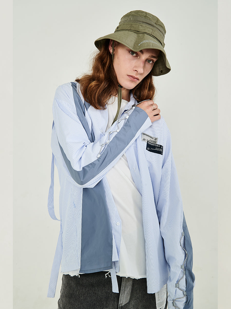 Striped Functional Long Sleeve Shirt