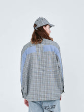 Load image into Gallery viewer, Plaid Irregular Long Sleeve Shirt
